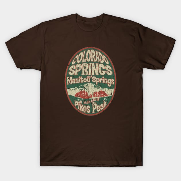 Colorado Springs & Manitou Springs 1977 T-Shirt by JCD666